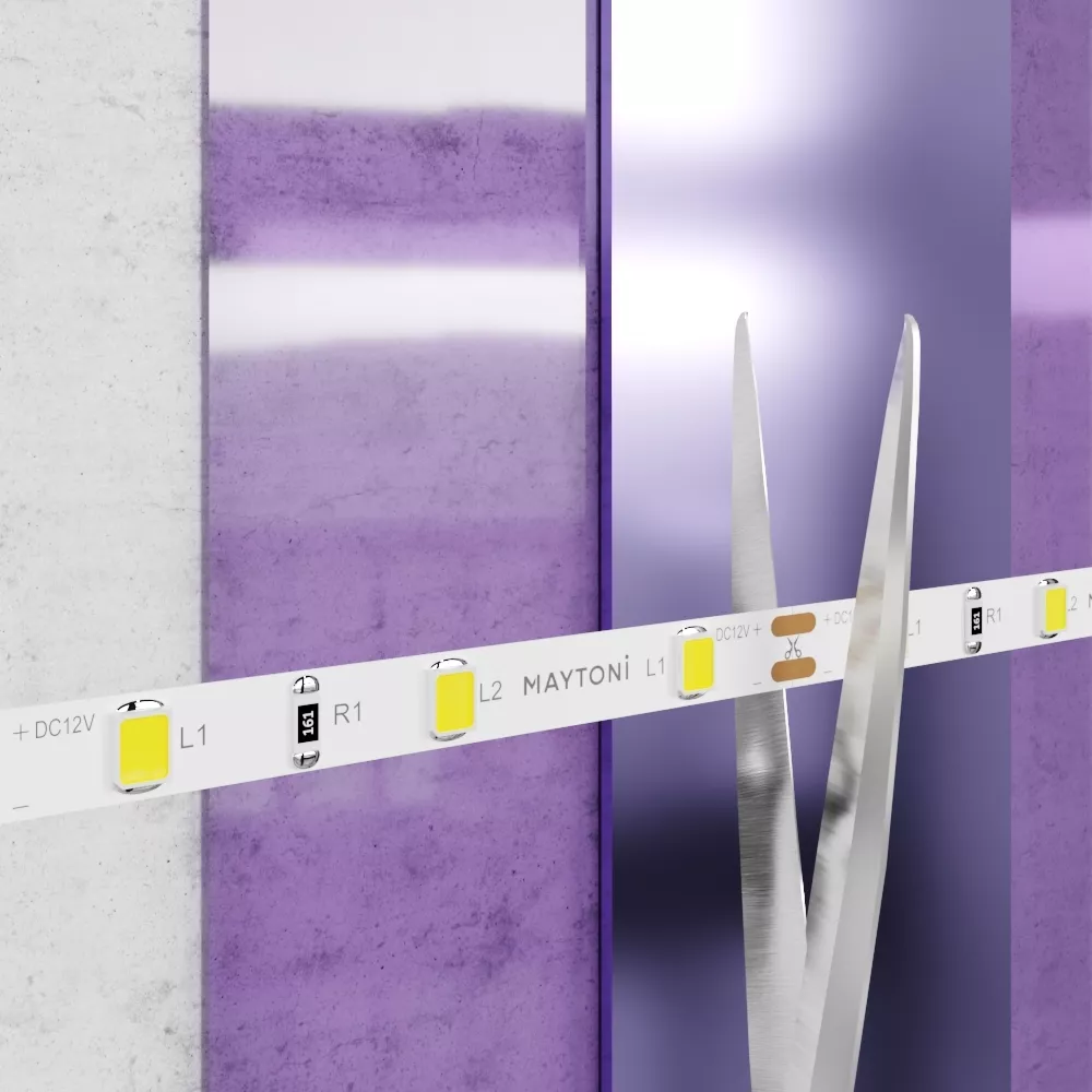 Светодиодная лента 12В 2835 4,8Вт/м 4000K 5м IP20 5мм MAYTONI 20008 Led Strip