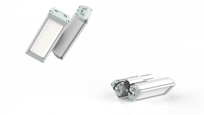 Светодиодный консольный светильник 96 Вт. Модуль SVT-STR-MPRO-48W-DUO90-C